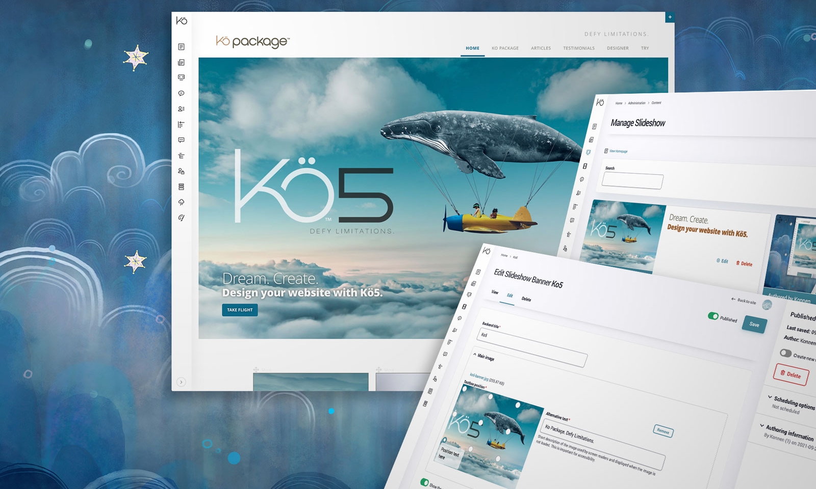 Kö5 Package Software Screenshots